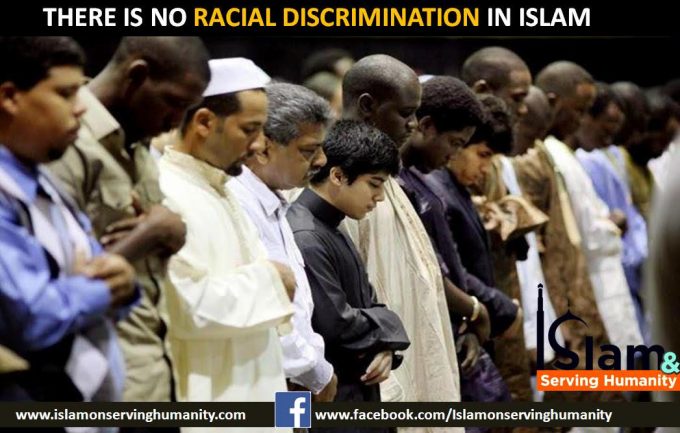 no racial discrimination